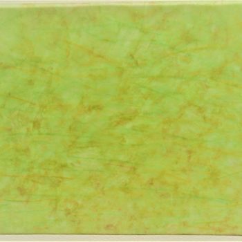Peinture intitulée "green in spring" par Dorothea Breit, Œuvre d'art originale, Laque