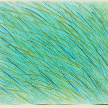 Dessin intitulée "seagrass meadow" par Dorothea Breit, Œuvre d'art originale, Pastel