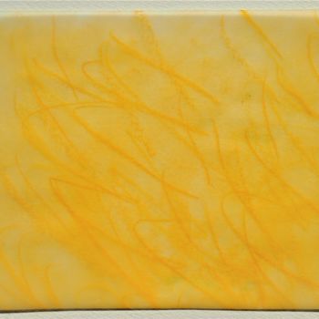 Drawing titled "yellow storm" by Dorothea Breit, Original Artwork, Pastel