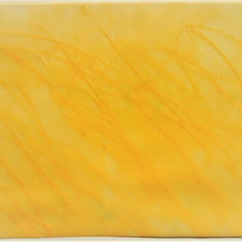 Dessin intitulée "yellow storm II" par Dorothea Breit, Œuvre d'art originale, Pastel