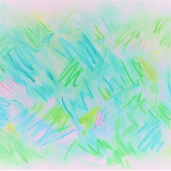 "o.T. (spring)" başlıklı Tablo Dorothea Breit tarafından, Orijinal sanat, Pastel