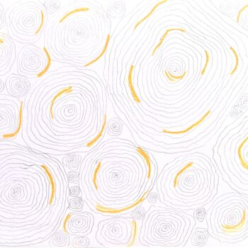 제목이 "o.T. (blooming stru…"인 그림 Dorothea Breit로, 원작, 파스텔