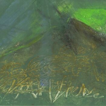 Malerei mit dem Titel "Nacht Berg" von Dorothea Templeton, Original-Kunstwerk