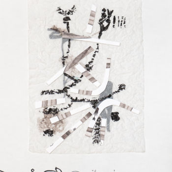Collages getiteld "Crossroads" door Ulugbek Doschanov, Origineel Kunstwerk, Papier snijwerk