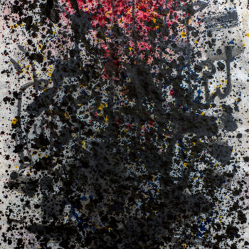 Картина под названием "Untitled - Abstract…" - Ulugbek Doschanov, Подлинное произведение искусства, Чернила