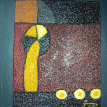 Peinture intitulée "O Farol" par Marquês, Œuvre d'art originale, Huile