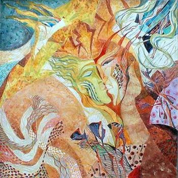 Drawing titled "Seasons 2" by Biser Panayotov, Original Artwork, Other