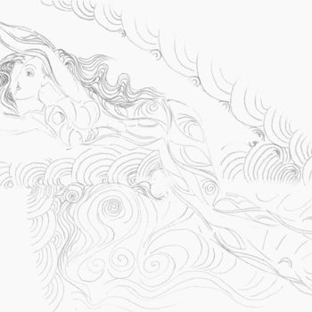 Drawing titled "drawing 231213" by Biser Panayotov, Original Artwork, Pencil