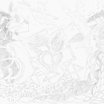 Drawing titled "drawing 231113" by Biser Panayotov, Original Artwork, Pencil
