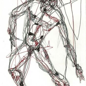 Desenho intitulada "31 JANVIER 2013" por Dov Melloul, Obras de arte originais