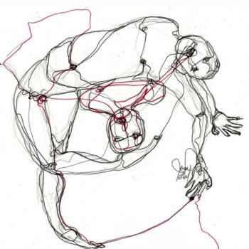 Zeichnungen mit dem Titel "18-mai 2013" von Dov Melloul, Original-Kunstwerk