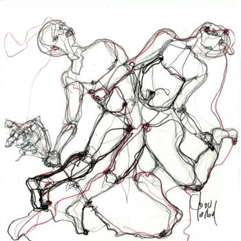 Drawing titled "22-mai 2013" by Dov Melloul, Original Artwork