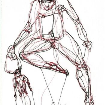 Drawing titled "19-juil-2013 CORPS…" by Dov Melloul, Original Artwork