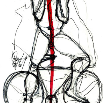 Drawing titled "18 NOV 2013  FAIRE…" by Dov Melloul, Original Artwork