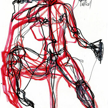 Drawing titled "21 DEC 2013" by Dov Melloul, Original Artwork