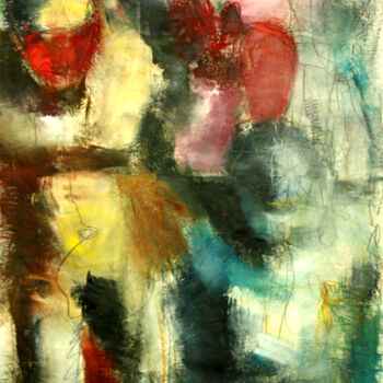 Painting titled "1-REGROUPEMENT" by Dov Melloul, Original Artwork, Oil