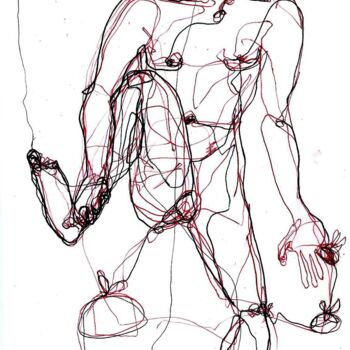 Drawing titled "12 DECEMBRE 2014 "B…" by Dov Melloul, Original Artwork, Other