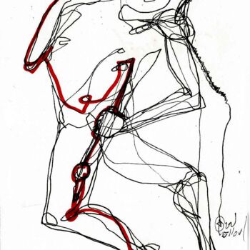 Drawing titled "27 DECEMBRE 2014 "B…" by Dov Melloul, Original Artwork, Other