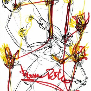 Drawing titled "31 DECEMBRE 2014 "B…" by Dov Melloul, Original Artwork, Other