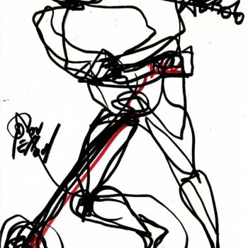 Drawing titled "8 JANVIER 2015" UNE…" by Dov Melloul, Original Artwork, Other