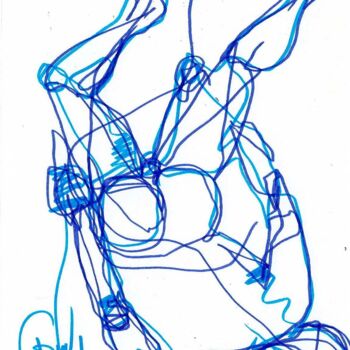 Drawing titled "16 JANVIER 2015" UN…" by Dov Melloul, Original Artwork, Other