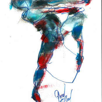 Drawing titled "12 MARS 2015 " UN P…" by Dov Melloul, Original Artwork, Other