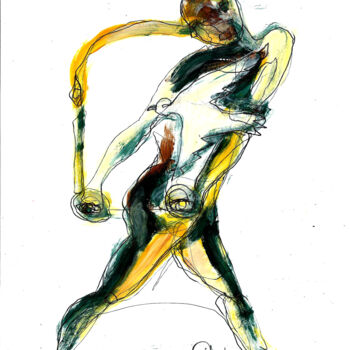 Disegno intitolato "16 AVRIL 2015 "seri…" da Dov Melloul, Opera d'arte originale, Altro