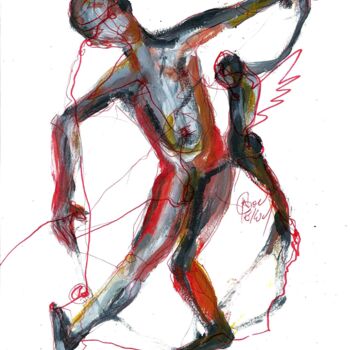 Tekening getiteld "5 JUIN 2015" door Dov Melloul, Origineel Kunstwerk, Anders