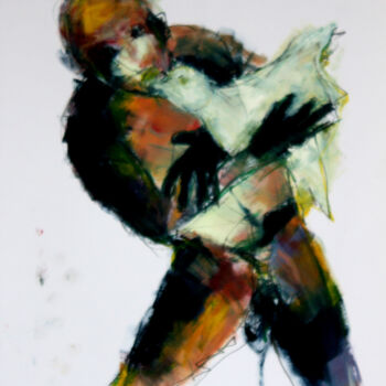 Peinture intitulée "HOMMAGE 2" par Dov Melloul, Œuvre d'art originale, Huile