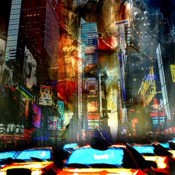 Photography titled "NYC" by Denis Poutet, Original Artwork, Digital Photography Mounted on artwork_cat.