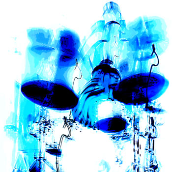 Photography titled "BATTEUR" by Denis Poutet, Original Artwork, Digital Photography