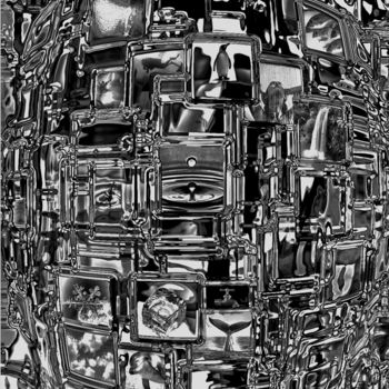 Цифровое искусство под названием "l' eau dans tous se…" - Denis Poutet, Подлинное произведение искусства, Фотомонтаж Установ…