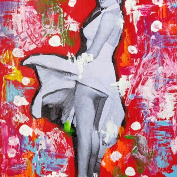 Картина под названием "Marilyn today show" - Dr. Love, Подлинное произведение искусства, Акрил