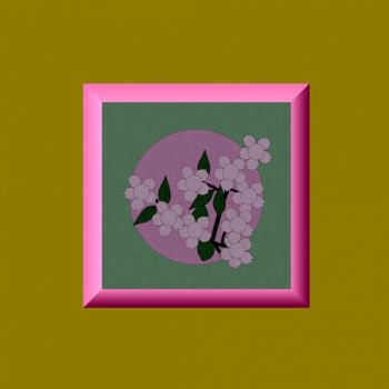 Digital Arts titled "Cherry Blossom" by Dada, Original Artwork