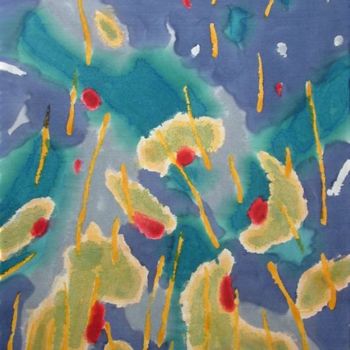 Картина под названием "SPRING" - Iwona Zawadzka, Подлинное произведение искусства, Масло