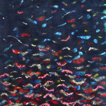 Peinture intitulée "Marine Impression" par Iwona Zawadzka, Œuvre d'art originale, Huile