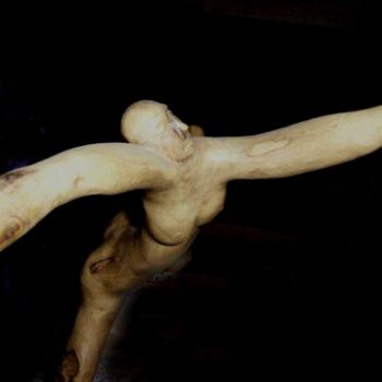 Skulptur mit dem Titel "Silfide in Branca D…" von Art  &..., Original-Kunstwerk