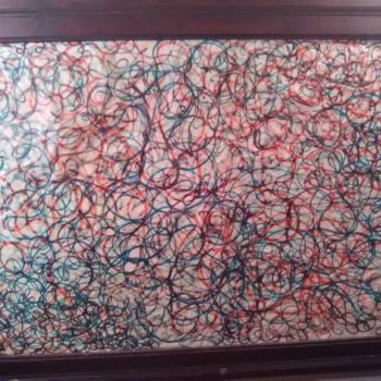 Ζωγραφική με τίτλο "Dismanteled Seasons" από Dr. Rave, Αυθεντικά έργα τέχνης, Μελάνι