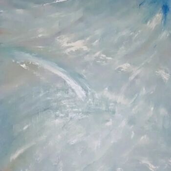 Картина под названием "Le ciel de Vénus" - Ds 26, Подлинное произведение искусства, Масло Установлен на Деревянная рама для…