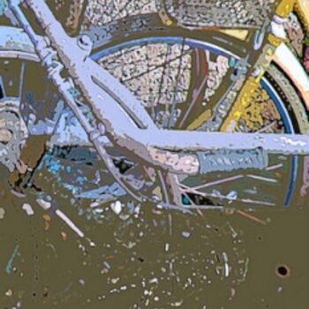 绘画 标题为“bike 6” 由Dongsheng Guan, 原创艺术品