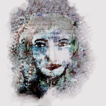 Arts numériques intitulée "Femme adultère ?" par Dominique Nugues, Œuvre d'art originale, Peinture numérique