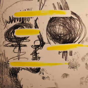 Отпечатки и Гравюры под названием "Face 2" - Du-Du Shahane Shahbazyna, Подлинное произведение искусства, Монотип