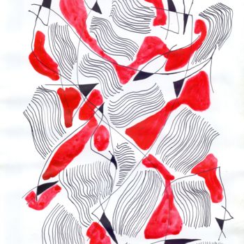 Desenho intitulada "Singularidades" por Mauricio Antonio Veloso Duarte, Obras de arte originais, Tinta