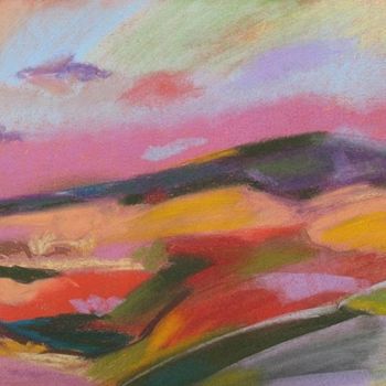 Peinture intitulée "Song of the hills I…" par Ruth Dubayova, Œuvre d'art originale