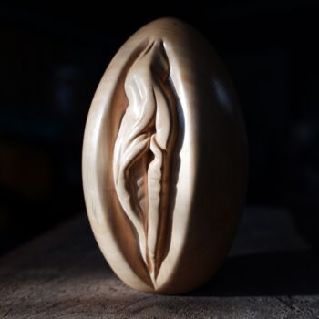 雕塑 标题为“Maïna” 由Anthony Gratien, 原创艺术品, 木