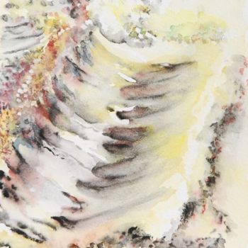 Malerei mit dem Titel "abstraction 5" von Monique Ducarton, Original-Kunstwerk