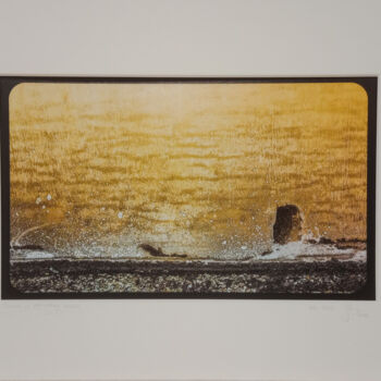 Fotografie getiteld "Sunset at the vocky…" door Dudek, Origineel Kunstwerk, Digitale fotografie