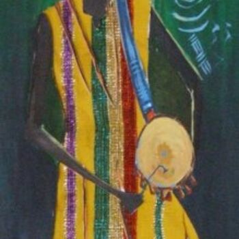 Painting titled "Ayangale shoungobi" by Duduhandsome, Original Artwork, Oil