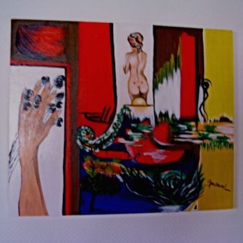 Peinture intitulée "Abstrait" par Simone Duhamel, Œuvre d'art originale