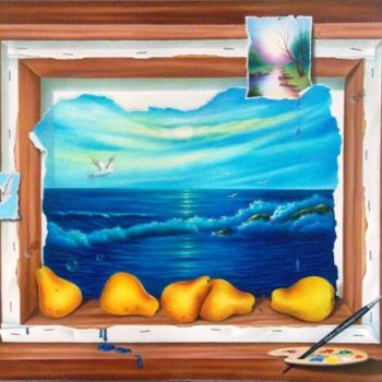 Pintura titulada "Frutos ao Mar" por Dulce Atelier, Obra de arte original